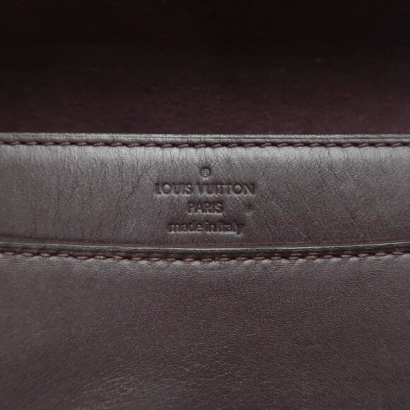 Louis Vuitton Chain Louise Purple Leather Shoulder Bag 922-041125 - Picture 10 of 11